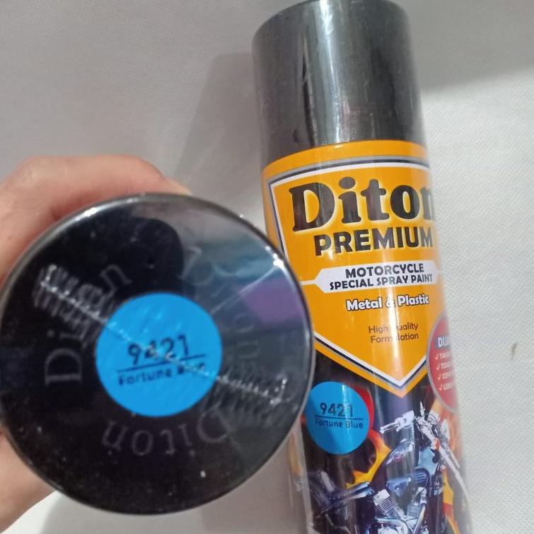 Jual Pilok Cat Pilox Diton Premium 9421 Fortune Blue Biru Muda 400Cc