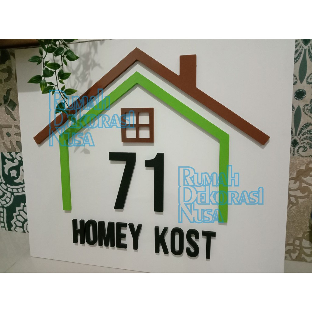 Jual Papan Nama Toko Plang Nama Jalan Plang Nama Instansi Custom