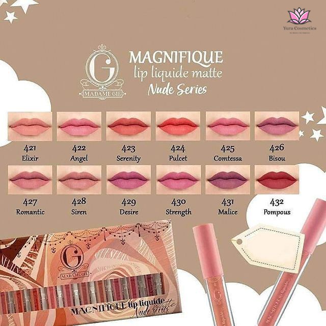 Jual MADAME GIE Magnifique Lip Liquide Matte Nude Series Shopee Indonesia