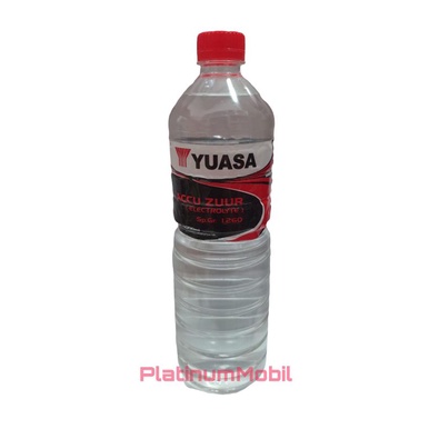 Jual Yuasa Air Aki Accu Zuur Elektrolit Merah Liter Shopee Indonesia