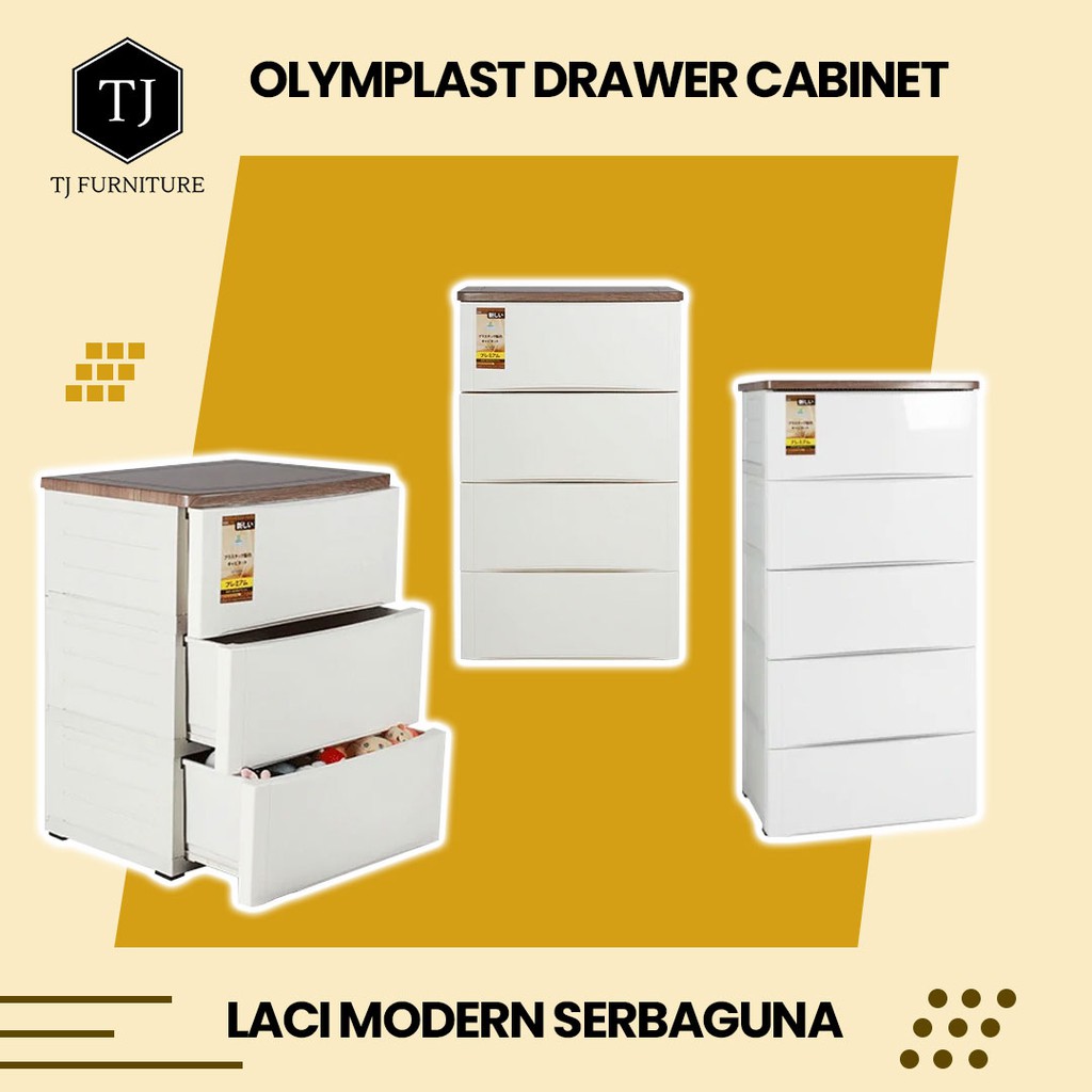 Jual Olymplast Drawer Cabinet Laci Penyimpanan Lemari Plastik Odc