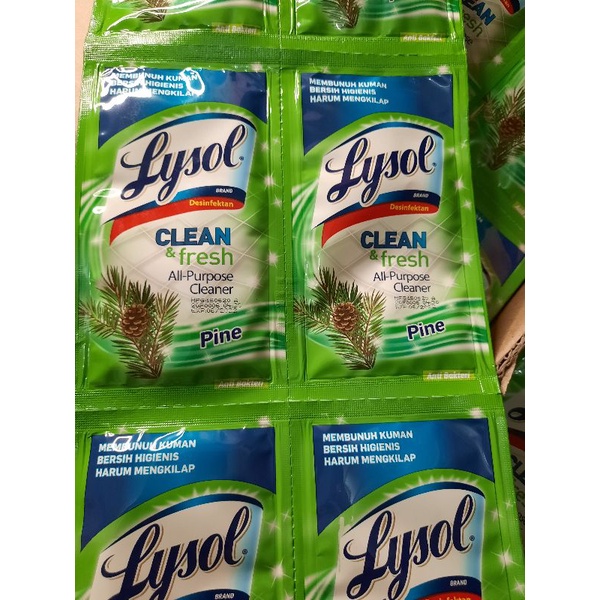 Jual Lysol All Purpose Cleaner Pine Ml Isi Sachet Shopee Indonesia