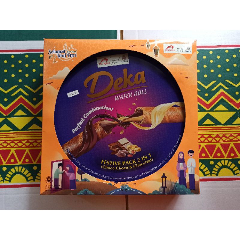 Jual DEKA WAFER ROLL KALENG 350GR Shopee Indonesia