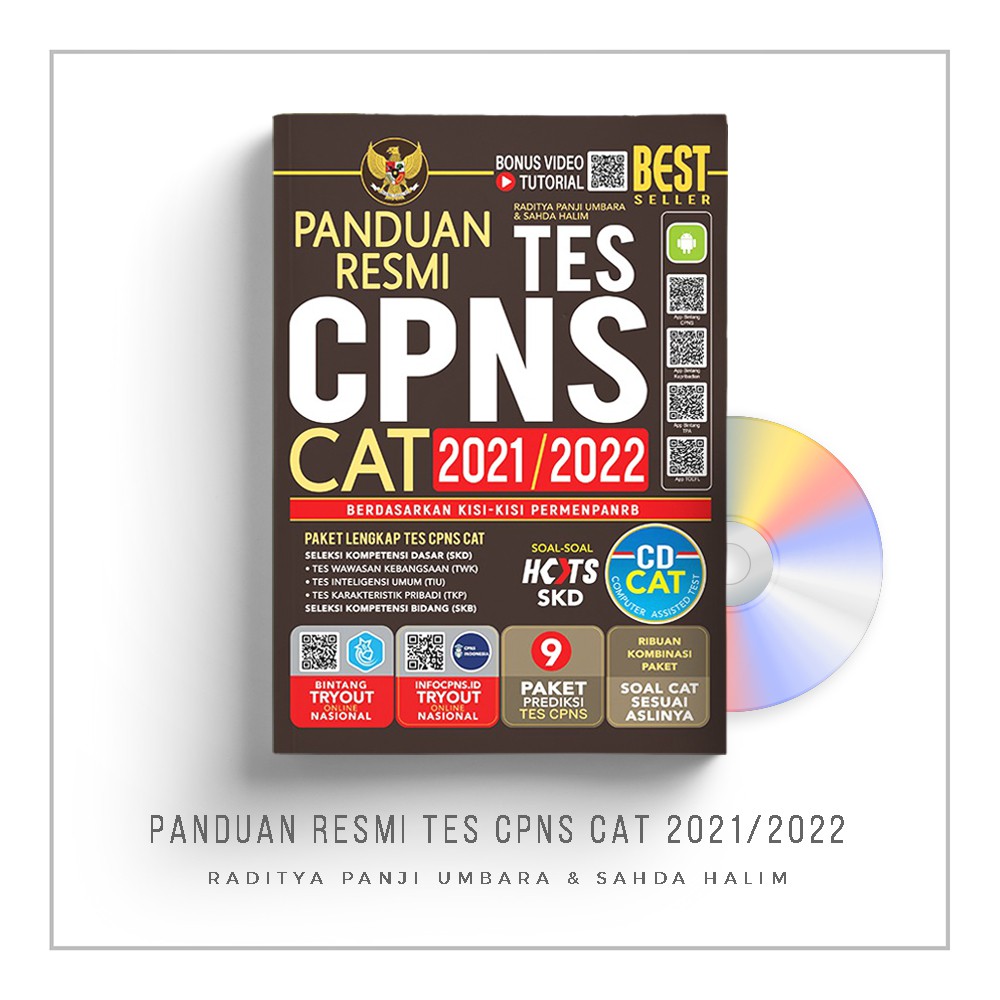 Jual Buku Panduan Resmi Tes Cpns Cat Cd Shopee Indonesia