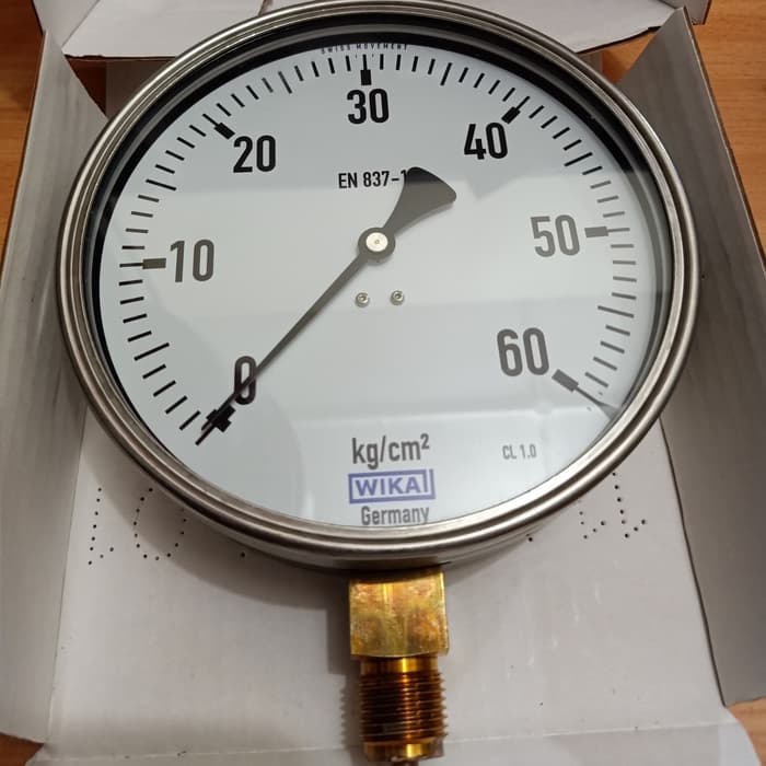 Jual Pressure Gauge Wika Kg Stainless Steel Drat Kuningan