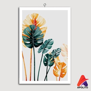 Jual HIASAN DINDING BUNGA MONSTERA AESTETIK 20X30CM WALL DECOR