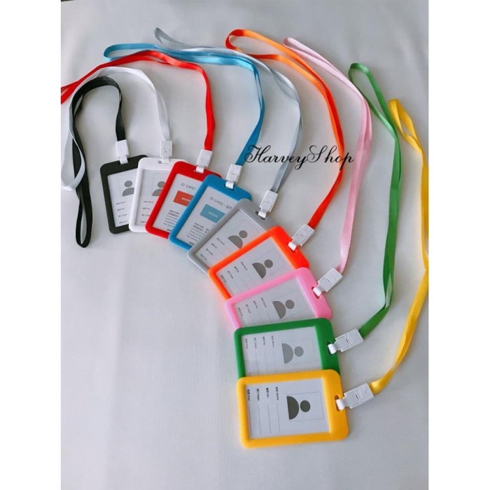 Jual Gantungan Kartu Nama Id Card Name Tag Card Holder Tempat Id