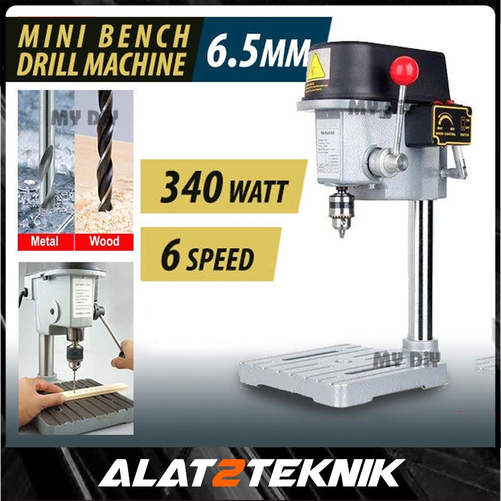 Jual Mesin Bor Duduk Mini Bench Drill Press Machine Mm W