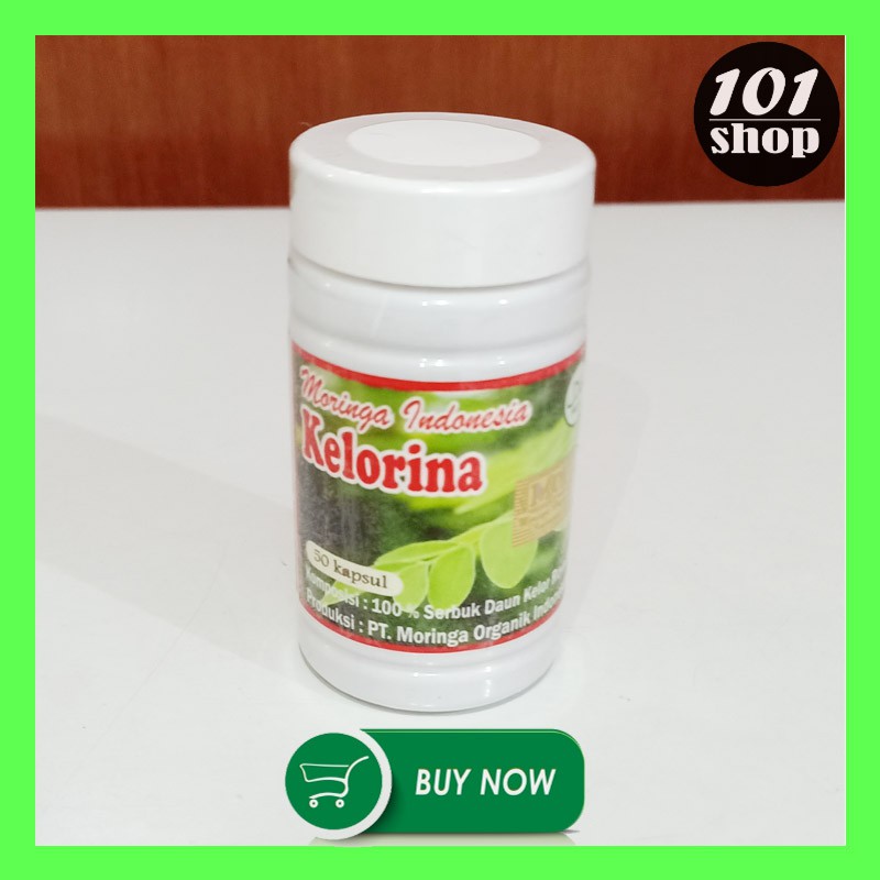 Jual KELORINA Kapsul Daun Kelor 100 Moringa Leaves KELORINA Isi 50