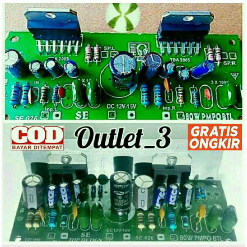 Jual Kit Mini Power Amplifier Siap Pakai X Ic Tda Btl Stereo W