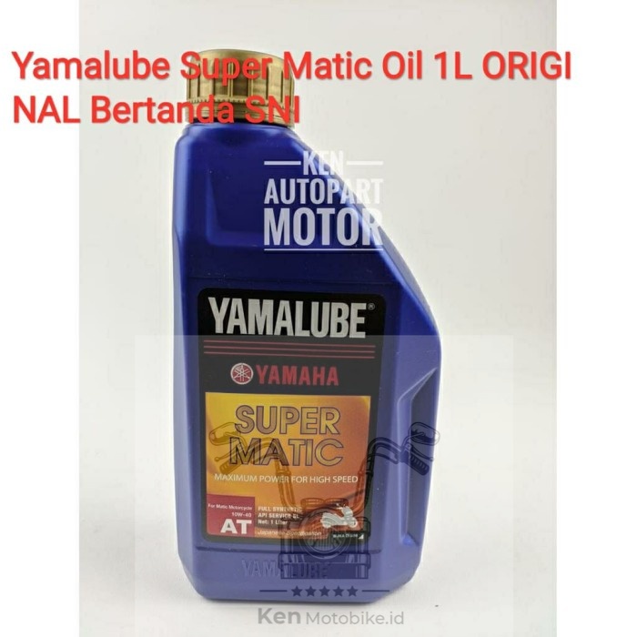 Jual Yamalube Super Matic Oil 1L ORIGINAL Bertanda SNI Shopee Indonesia