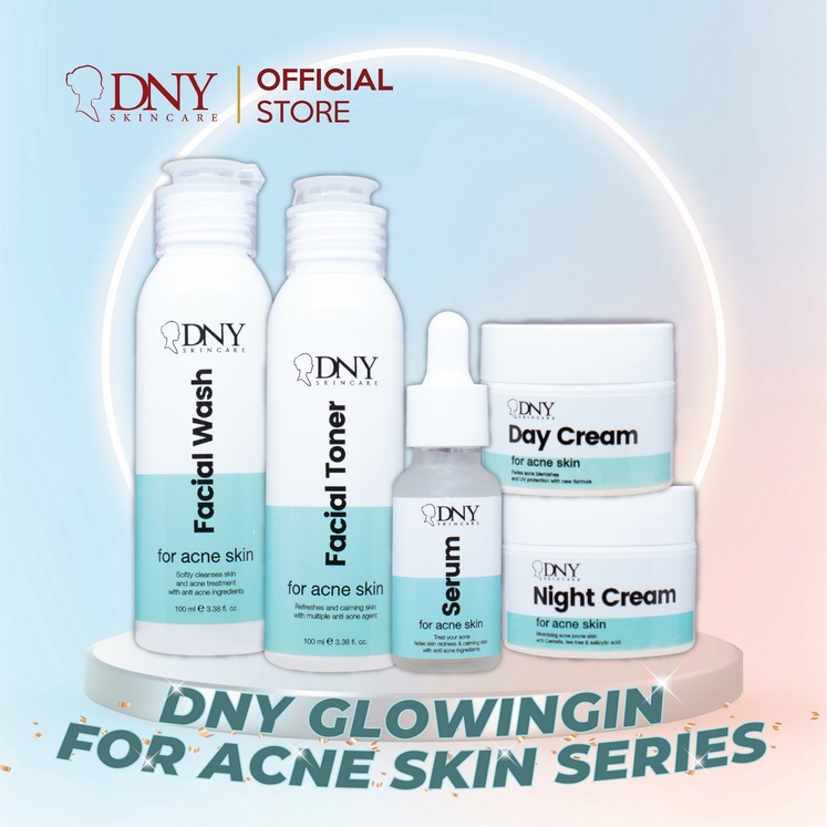 Jual DNY Skincare Glowingin Series For Acne Skin Shopee Indonesia