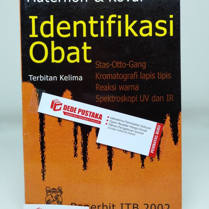 Jual Buku Identifikasi Obat ITB Shopee Indonesia