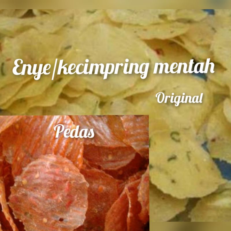 Jual KECIMPRING ENYE SINGKONG MENTAH PEDAS ORIGINAL OPAK BECA 500gram