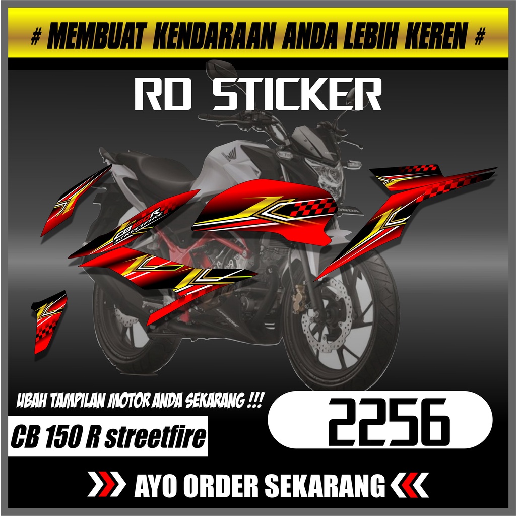 Jual Striping CB 150 R Streetfire Striping CB 150 R Streetfire Decal