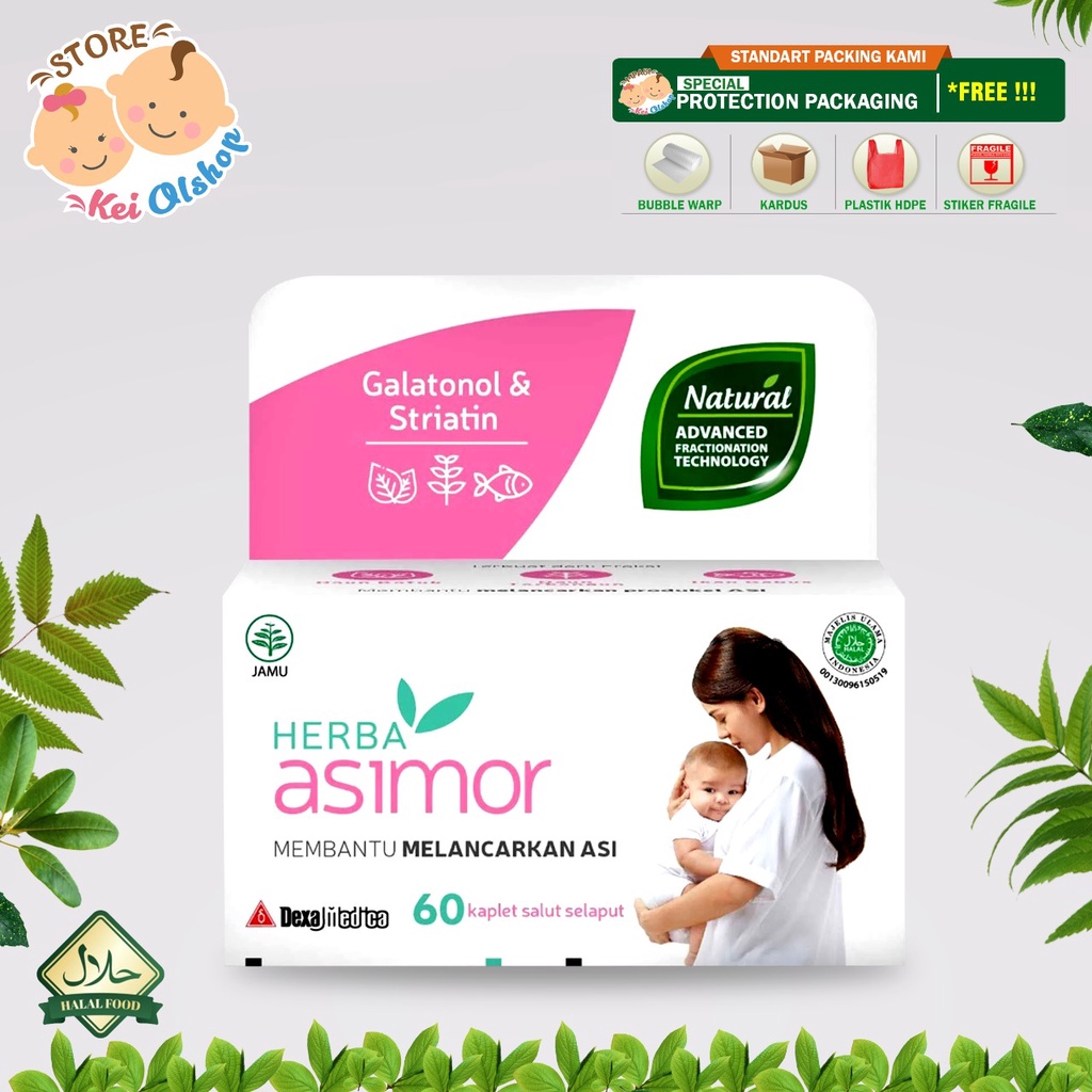 Jual Herba Asimor Botol Kapsul Kapsul Pelancar Asi Ibu Menyusui Free