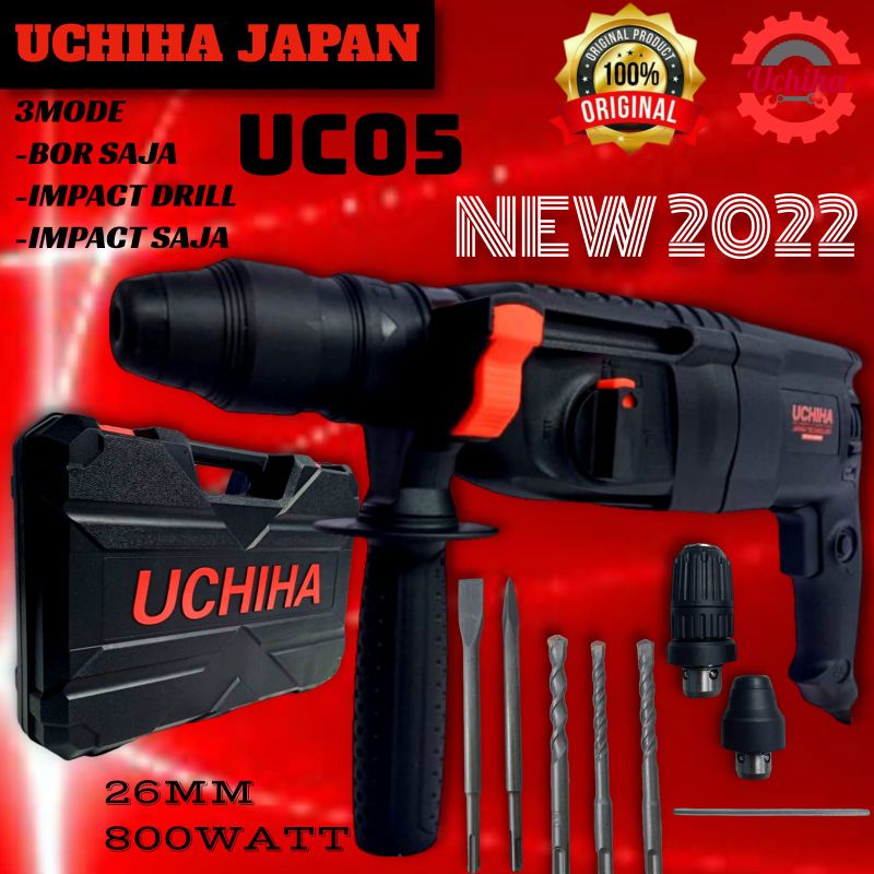 Jual Mesin Bobok Beton Uchiha Bor Rotary Impact Drill Hammer Drill