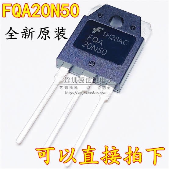 Jual FQA20N50 20N50 Mosfet Besar To 3p 20A 500V FQA 20N50D Transistor