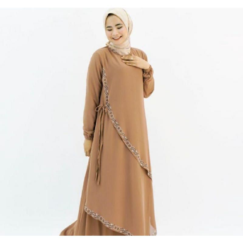 Jual Baju Dress Seruti Gamis Kimono Wanita Kekinian Remaja Dewasa