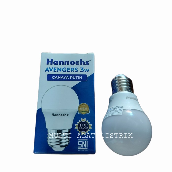 Jual Lampu Led Bulb Hannochs Avengers 3W Led Super Avenger 3 Watt