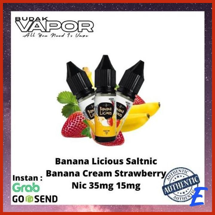 Jual BANANA LICIOUS SALT NIC 15ML 35MG Shopee Indonesia