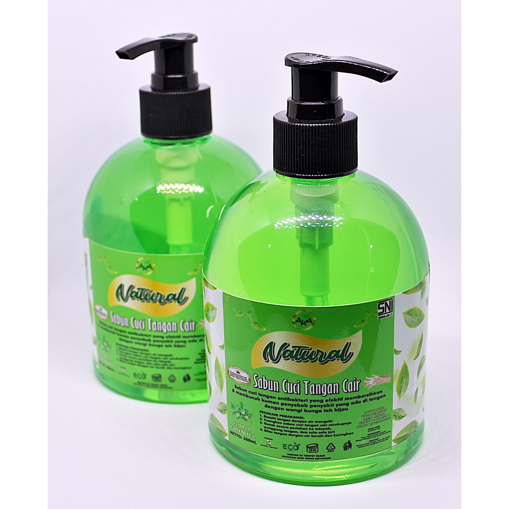 Jual Sabun Cuci Tangan Cair Botol Pompa Ml Aka Natural Handwash