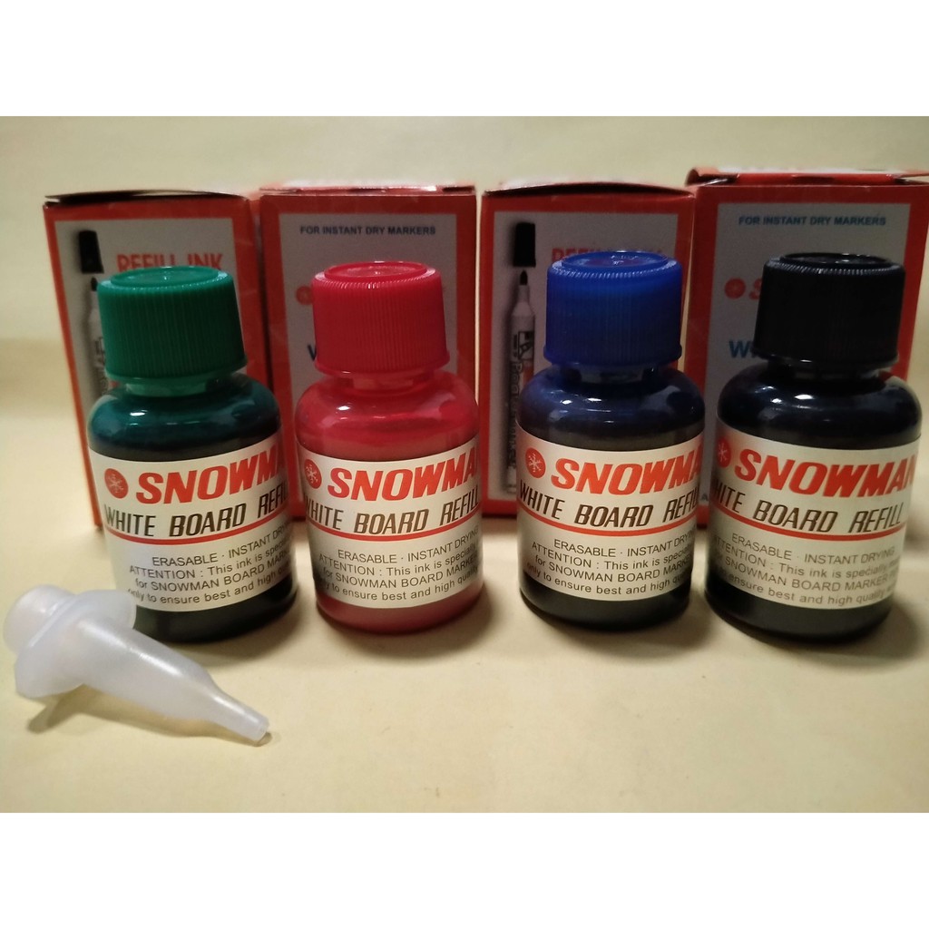 Jual Refill Ink Spidol White Board Snowman WBI 20 Isi Spidol Shopee