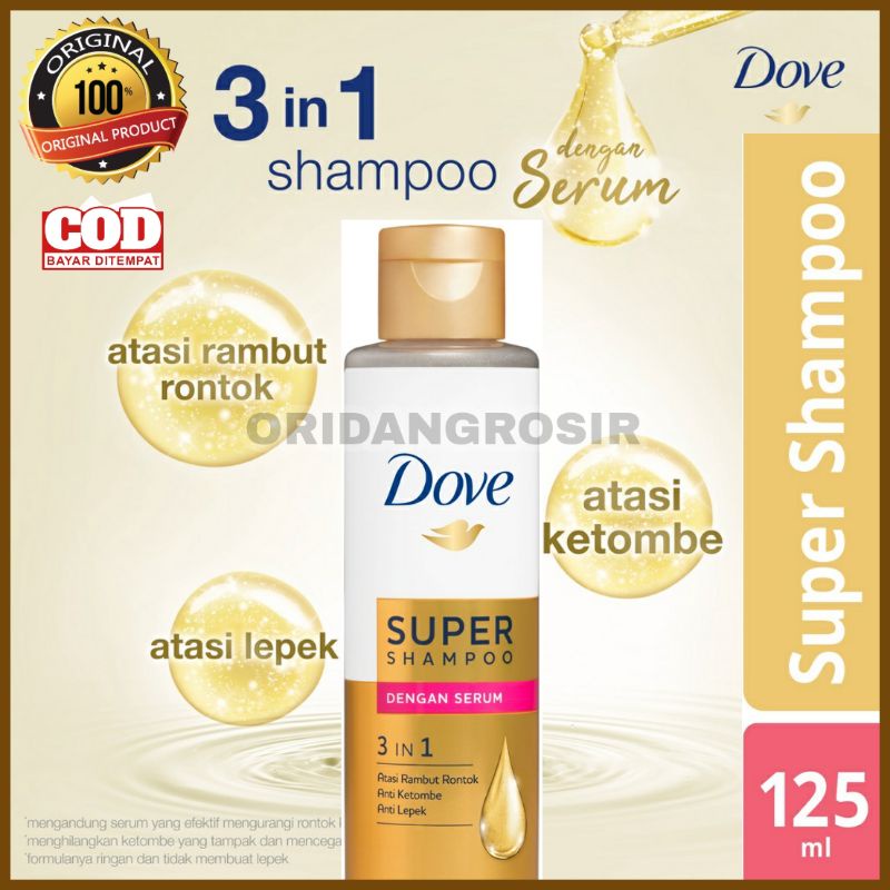 Jual Oridangrosir Dove In Super Shampo Hair Serum Ml Dove