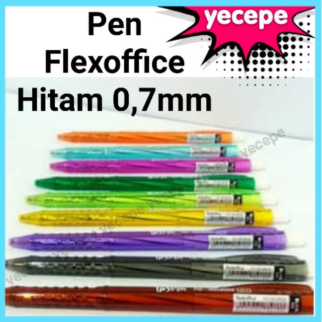 Jual Pen Flexoffice Hita Mm Cetek Pulpen Flex Office Ballpoint