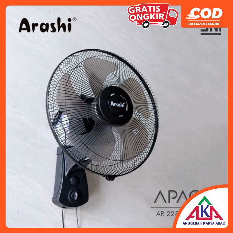 Jual Arashi Apace Kipas Angin Dinding Wall Fan Inch Mode Ar