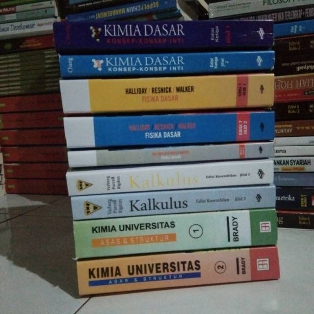 Jual PAKET BUKU KIMIA DASAR FISIKA DASAR KALKULUS KIMIA UNIVERSITAS