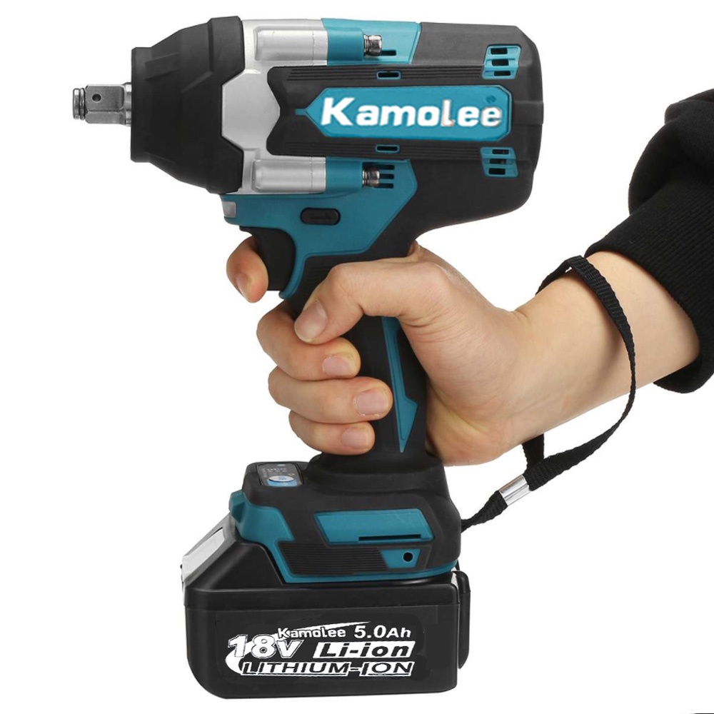 Jual Kamolee Impact Wrench Tool 1800 N M 1 2 Inch Torque Cordless