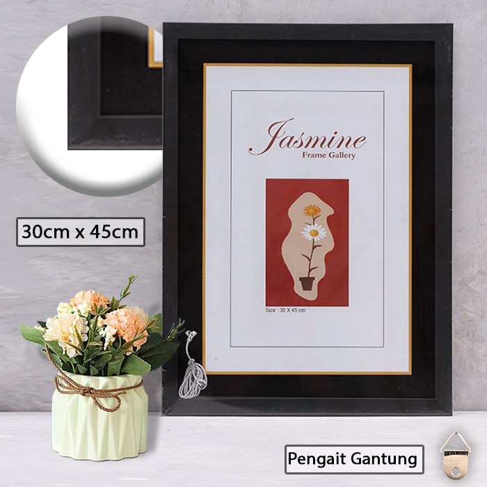 Jual Frame Foto Bingkai Foto Pigura Foto 12R Jumbo Polos Hitam Dan