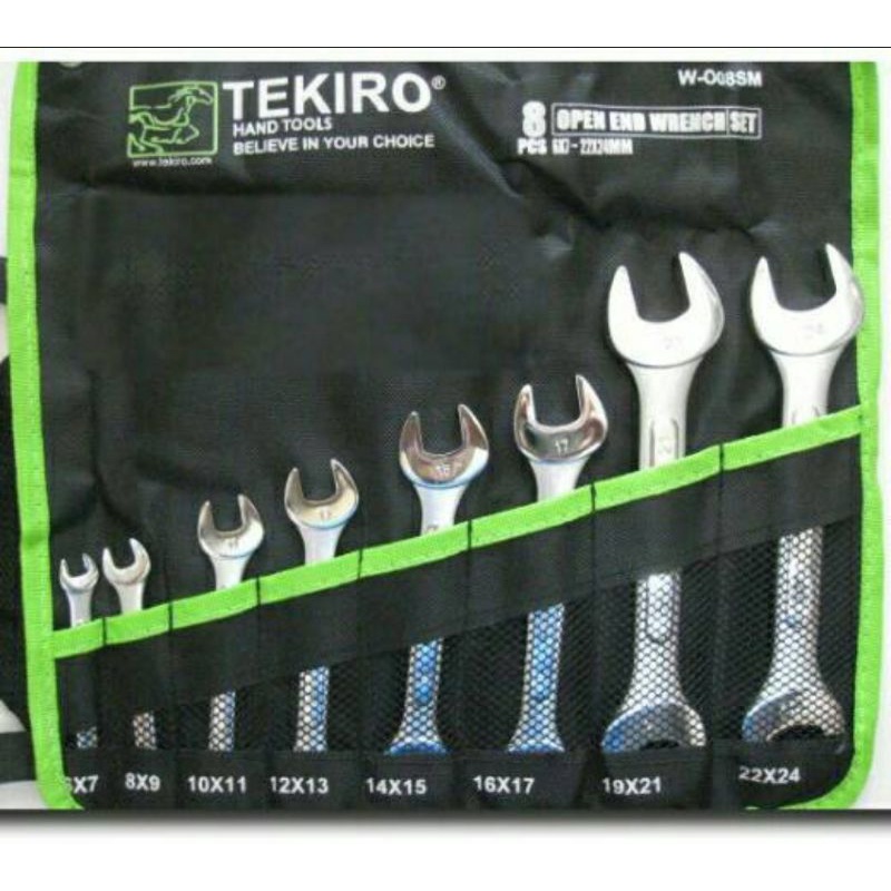 Jual Kunci Pas Set Pcs Mm Tekiro Open Wrench Set Shopee