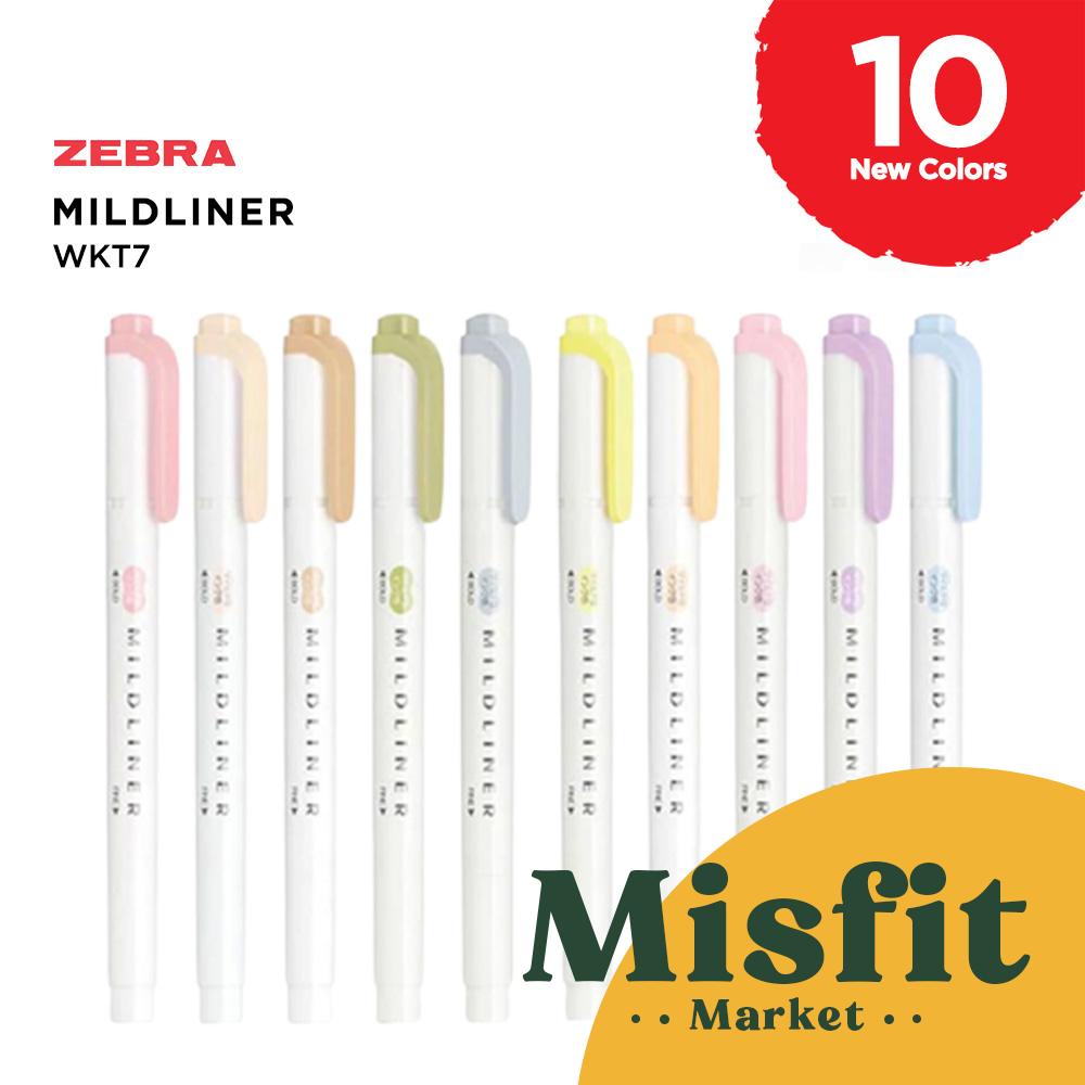 Jual Zebra Mildliner Wkt Double Sided Highlighter Fine Bold