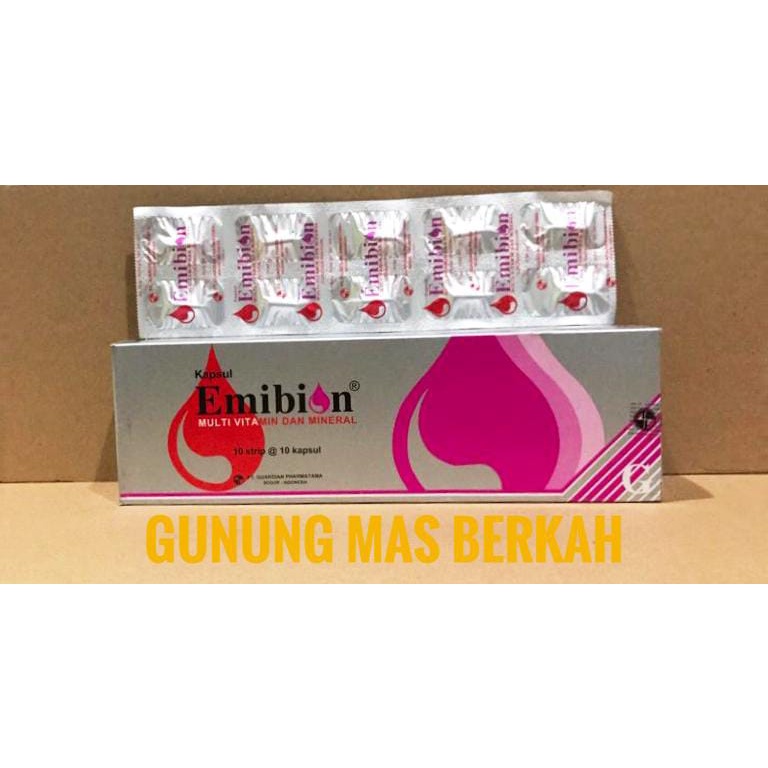 Jual Emibion Emibion Isi Kapsul Untuk Anemia Kekurangan Zat Besi