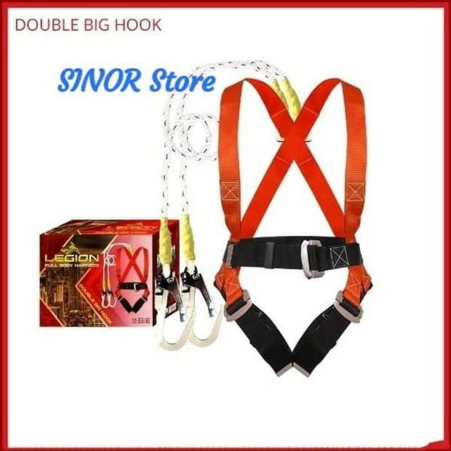 Jual Full Body Harness Double Big Hook Legion Shopee Indonesia