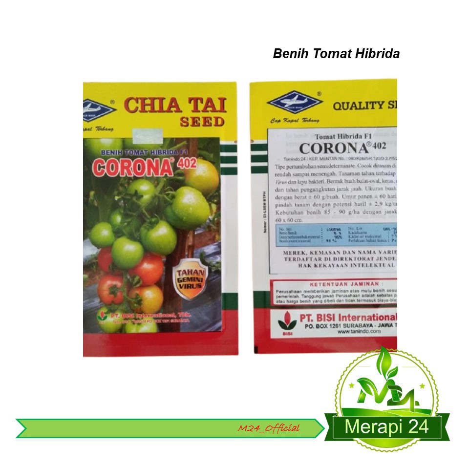 Jual Benih Tomat Hibrida F1 Corona 402 5Gram Shopee Indonesia