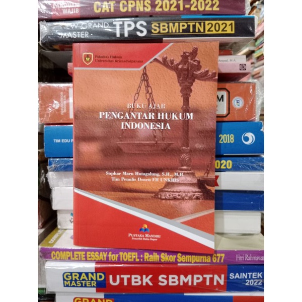 Jual Buku Ajar Pengantar Hukum Indonesia Sc Original Shopee Indonesia