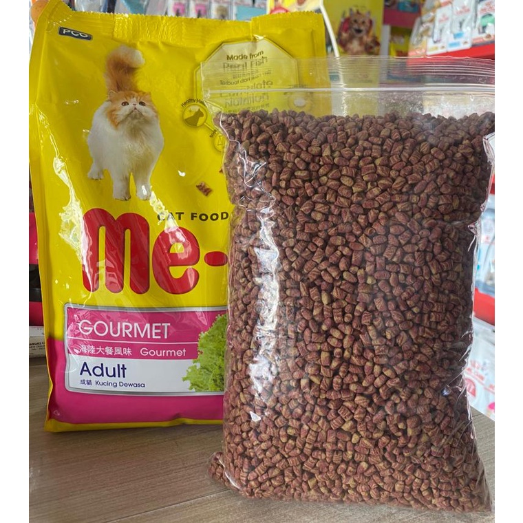 Jual ME O ADULT GOURMET REPACK 1 KG MAKANAN KERING KUCING Shopee