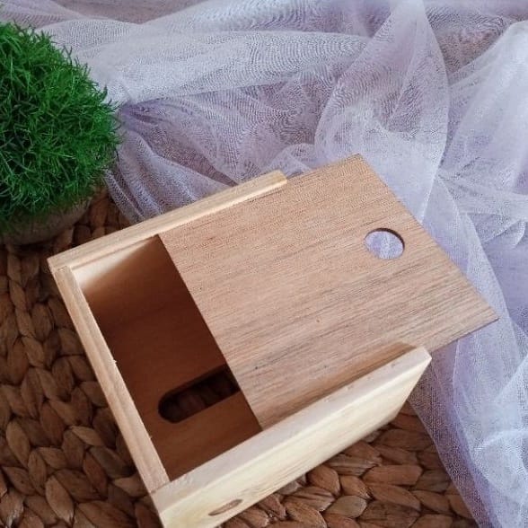 Jual Kotak Tisu Box Tissue Mini Tempat Tisu Kerajinan Tangan Dari Kayu