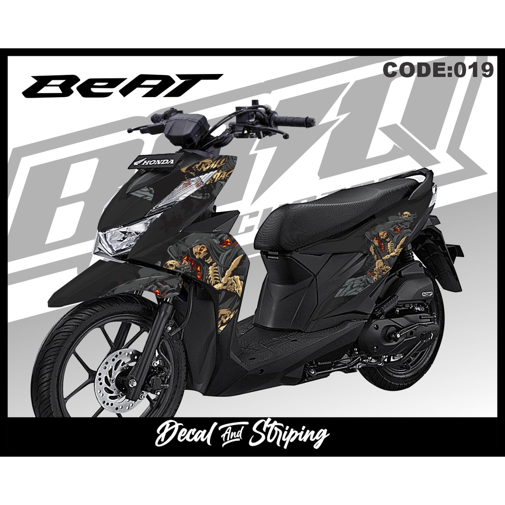 Jual Decal Beat Deluxe Tengkorak Decal Beat Deluxe Full Body