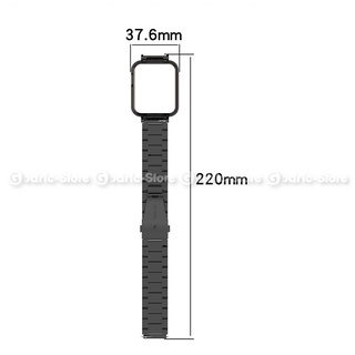 Jual Metal In Stainless Strap With Bumper Frame Case For Xiaomi Mi