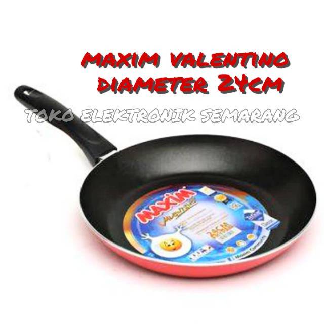 Jual MAXIM VALENTINO 18 CM 20 CM 22 CM 24 CM 26 CM FRYPAN WAJAN