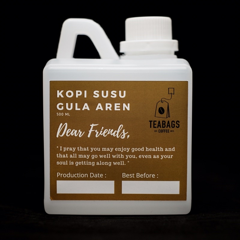 Jual KOPI SUSU GULA AREN 500 ML KOPI SUSU LITERAN KOPI SUSU SATU