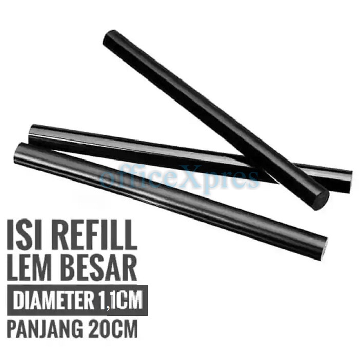 Jual Lem Bakar Hitam Refill Lem Tembak Besar Cm Mm Refill