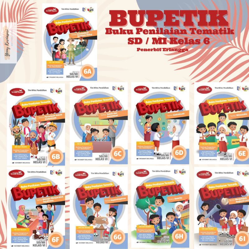 Jual Bupetik Buku Penilaian Tematik Sd Mi Kelas A B C D E