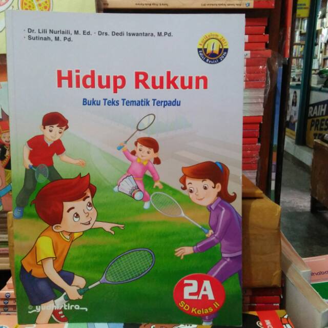 Jual BUKU TEMATIK 2A HIDUP RUKUN KELAS 2 SD PENERBIT YUDHISTIRA