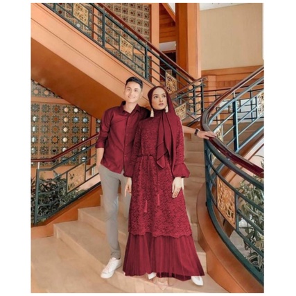 Jual Baju Couple Pasangan Terbaru Pesta Kondangan Gamis Kebaya