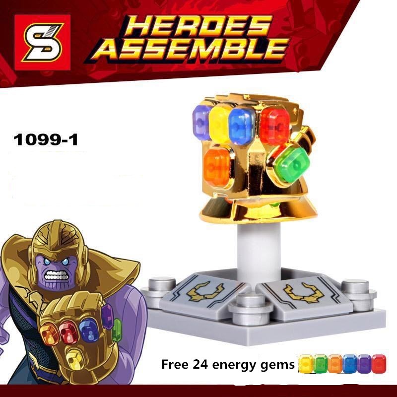 Jual Lego Mainan Balok Susun Seri Superhero Thanos Unlimited Sarung